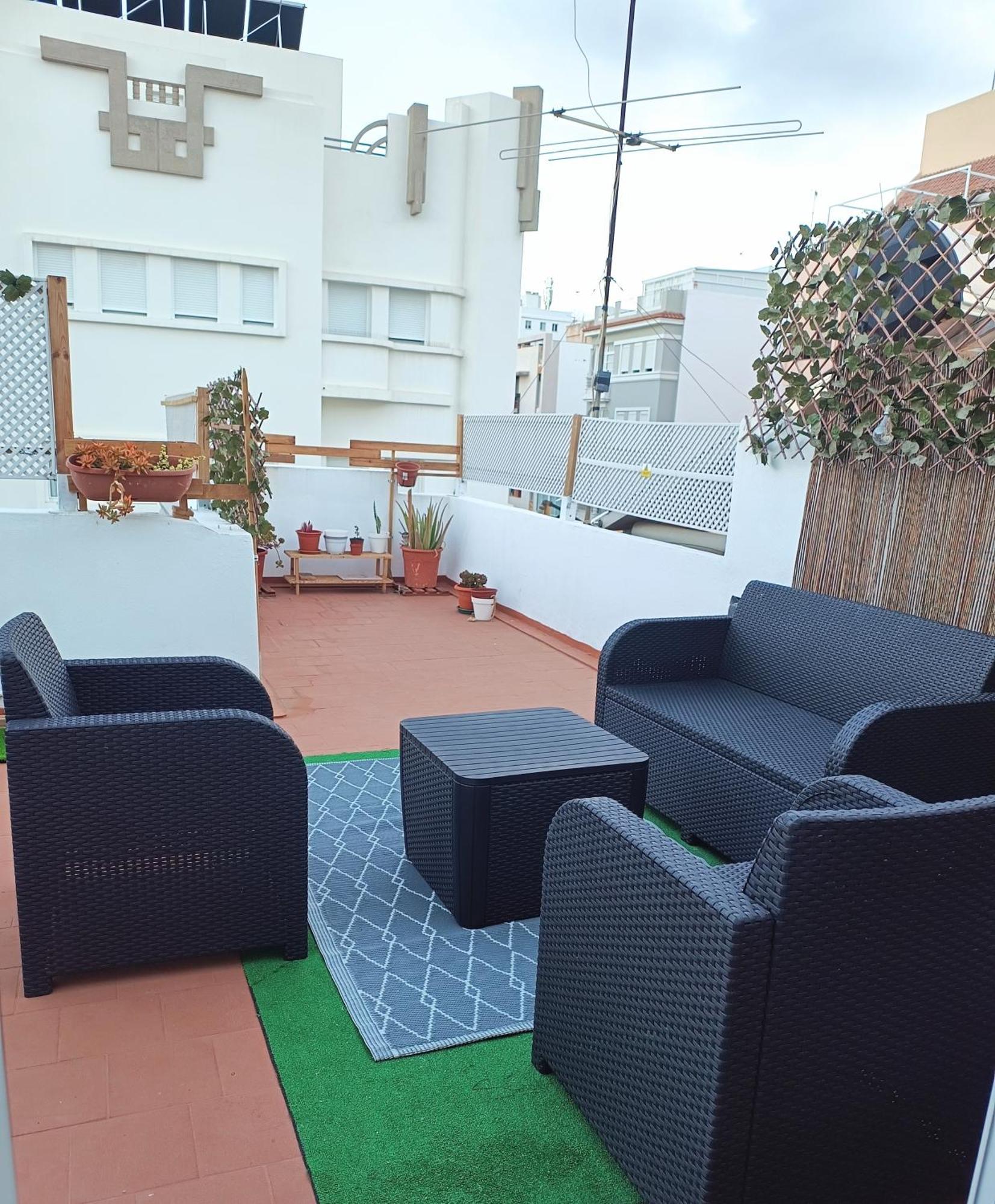 Center Santa Cruz, Alojamiento Centrico Con Gran Terraza, Cocina , Salon Y Banos, Todo Privado Dış mekan fotoğraf